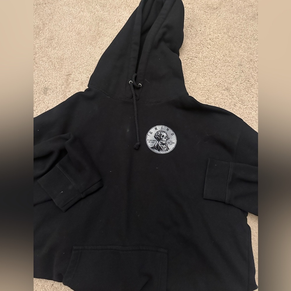 Unisex Black Hoodie